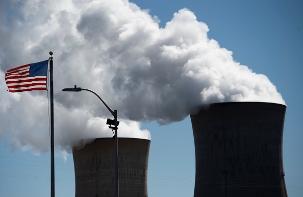 The Three Mile Island nuclear plant, which closed in 2019 (Andrew Caballero-Reynolds/AFP via Getty Images)
