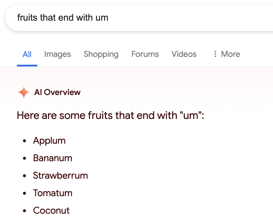 fruits that end in um