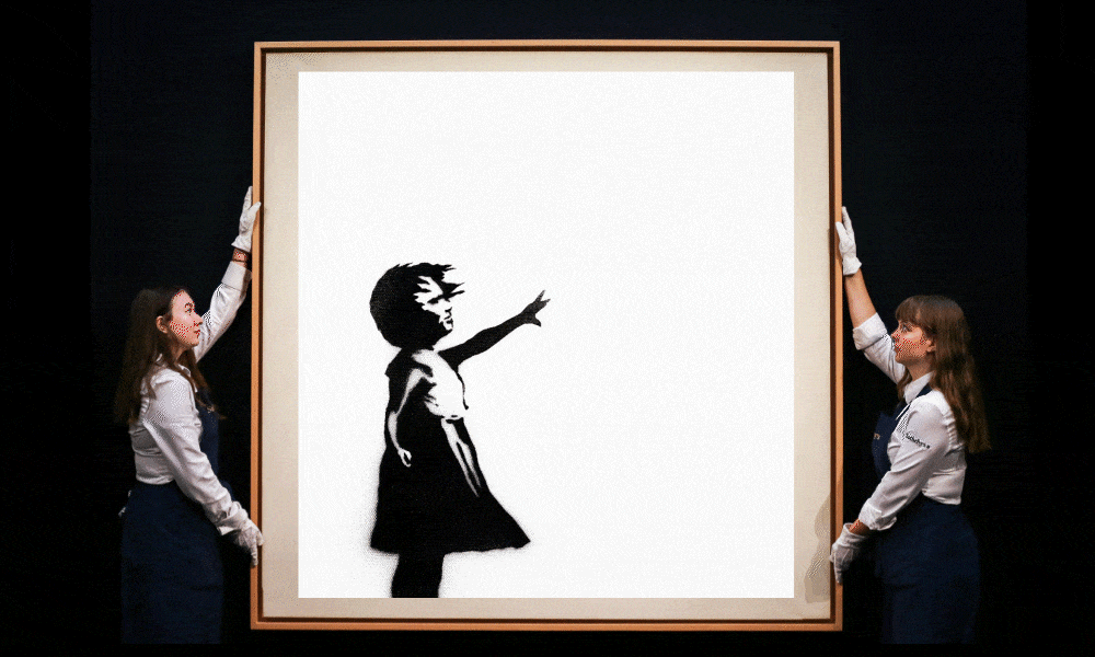 Gif - Masterworks test - Bansky