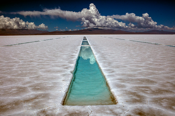 Who knew lithium ponds were so ’Grammable? (Ricardo Ceppi/Getty Images)