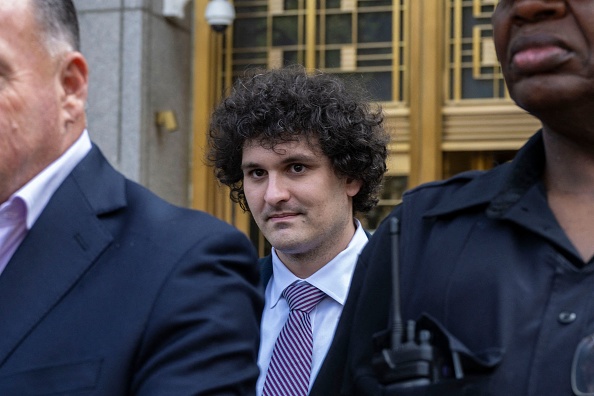 SBF before his courtroom haircut (Angela Weiss/Getty Images)