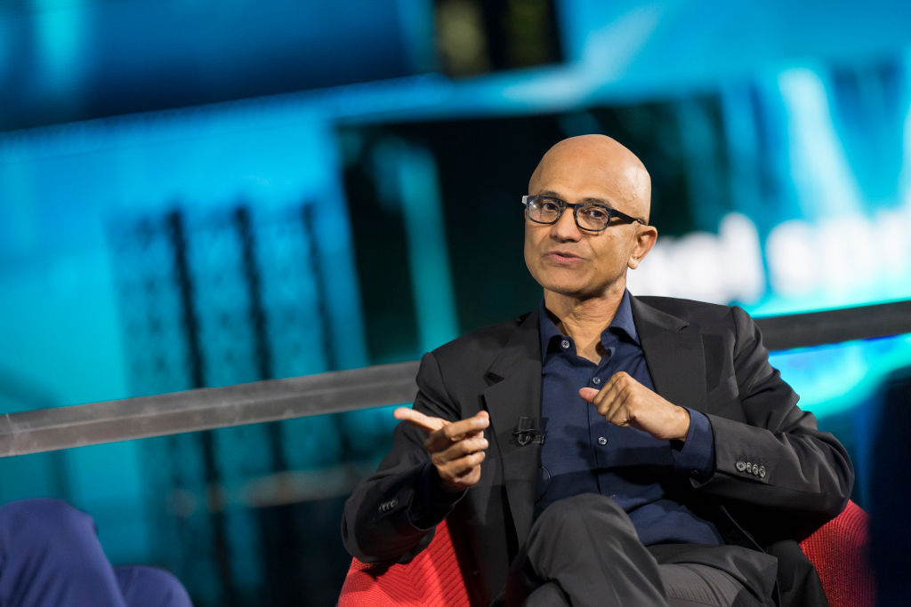 Microsoft CEO Nadella Awarded With Axel Springer Prize In Berlin