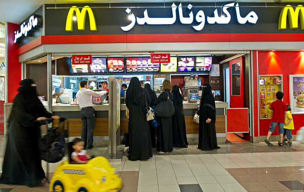 A McDonald’s location in Riyadh, Saudi Arabia (Lynsey Addario/Getty Images)