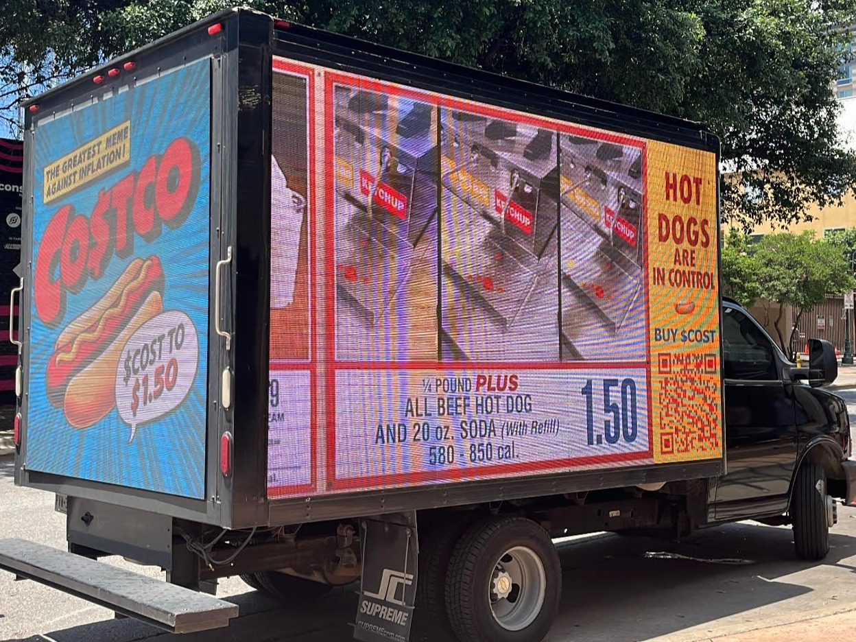 Costco Hot Dog coin truck