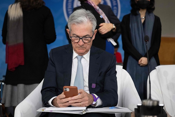 JPow in the bank group chat: “FedNow me” (Jim Watson/Getty Images)