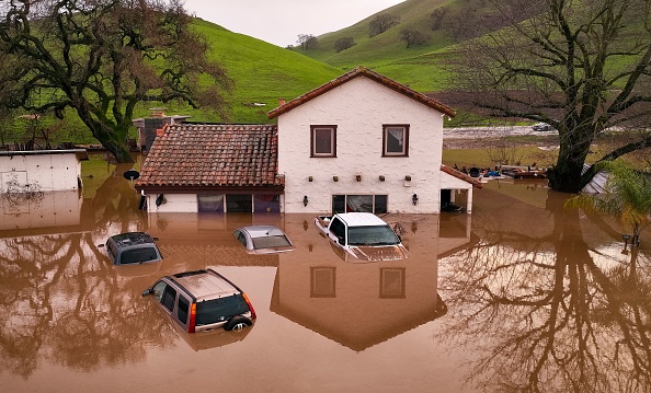 Extreme-weather effects (Josh Edelson/Getty Images)