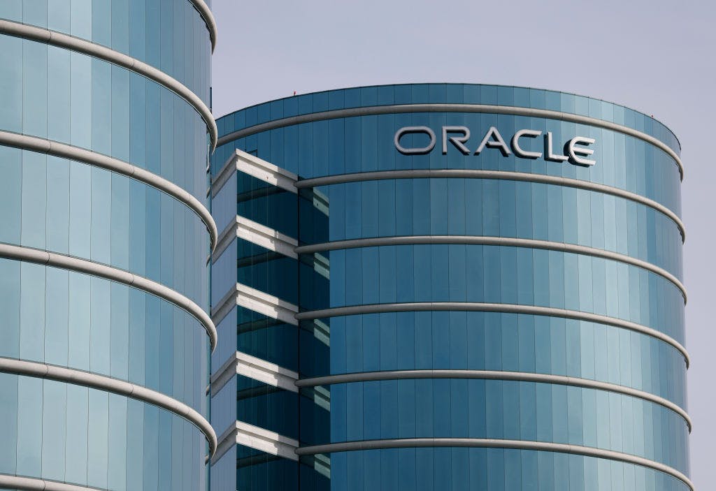 Analysts generally like what they heard from Oracle, but shares are down