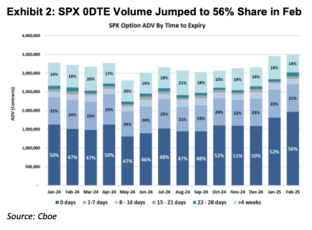 S&P 500 options volume