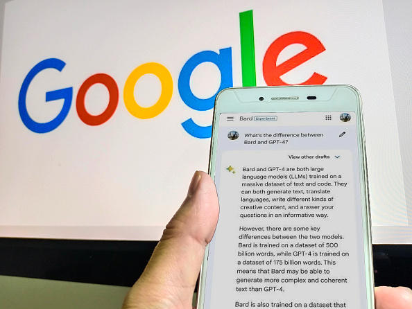 Googling Bard or Barding Google? (CFOTO/Future Publishing via Getty Images)