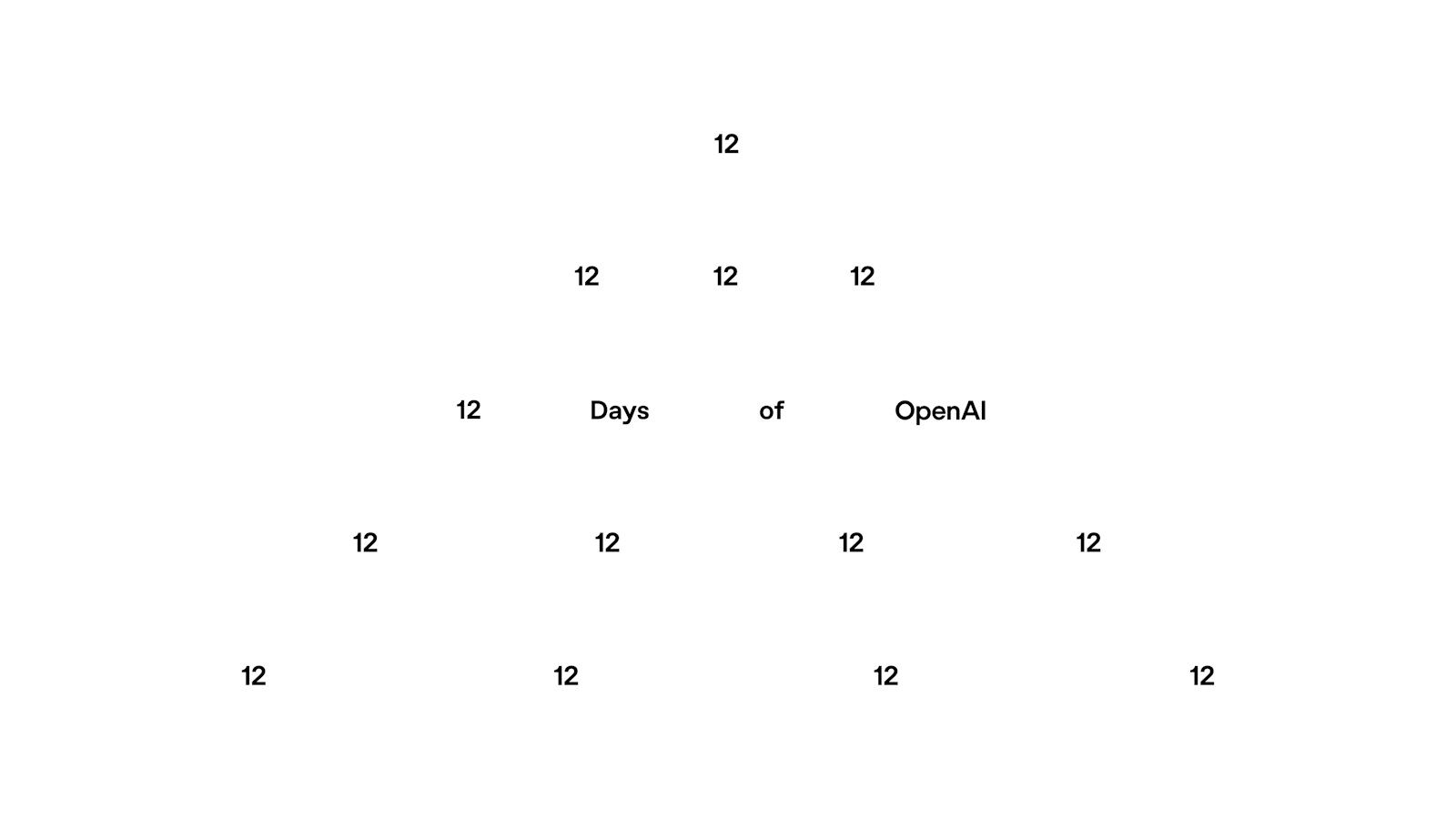 12 Days of OpenAI