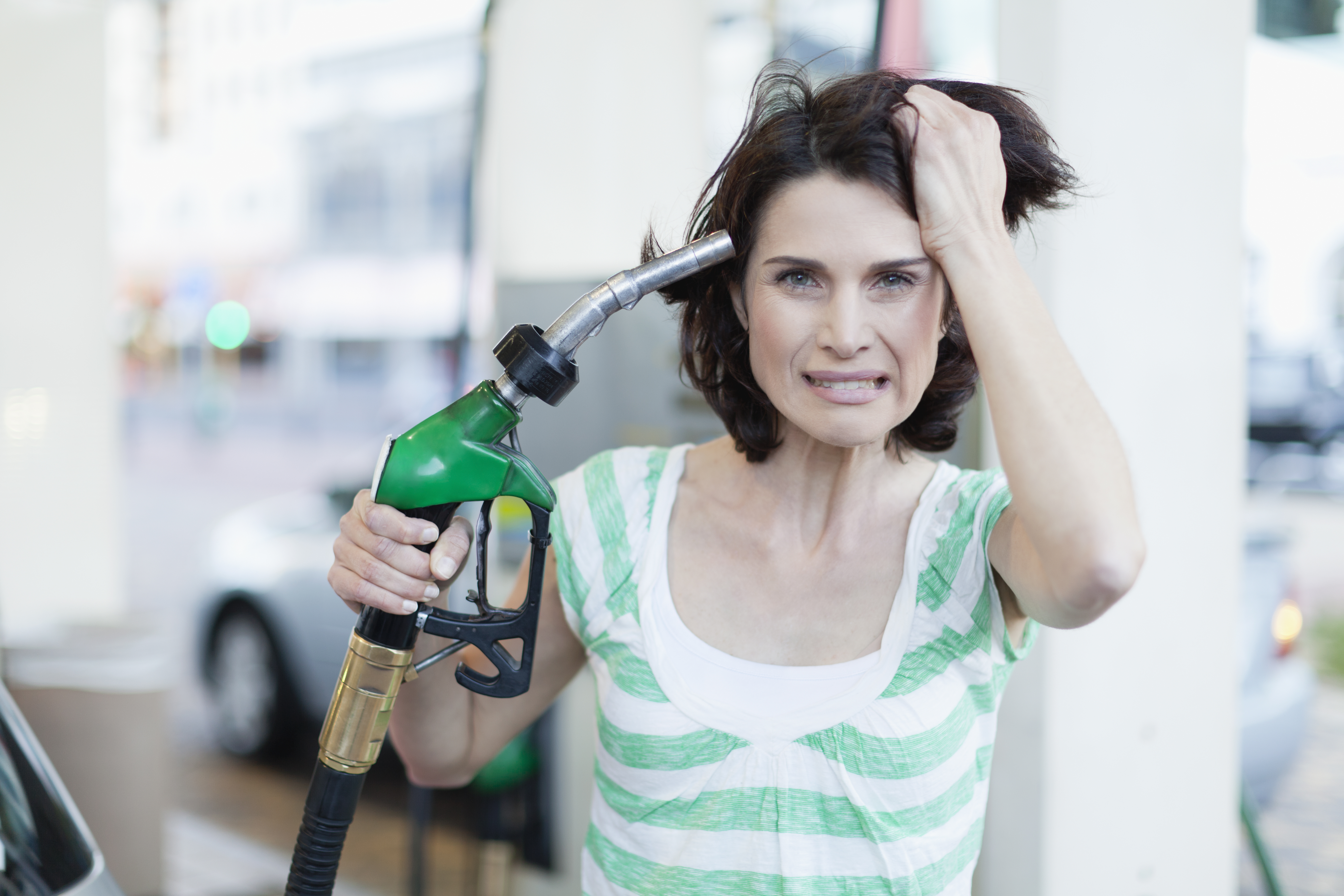 Not pumped at the pump [Hybrid Images via Getty Images]