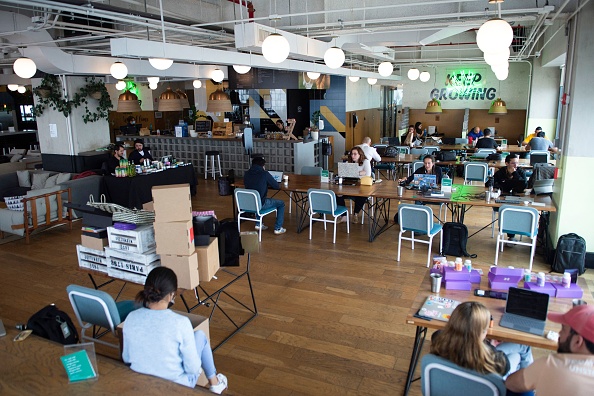 WeWork’s not working so well (Claudio Cruz/Getty Images)