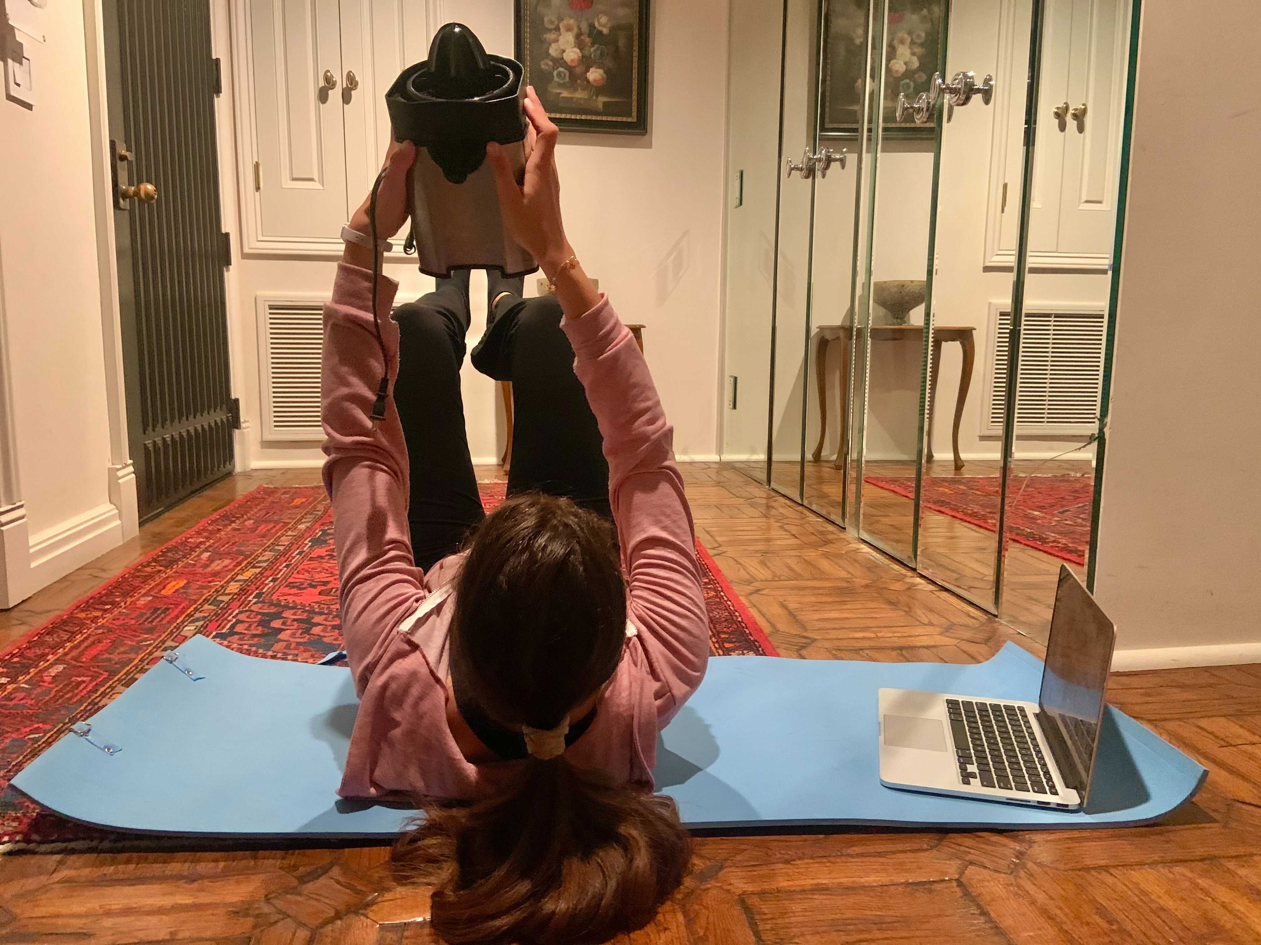 _When you don't have a $2K workout mirror_