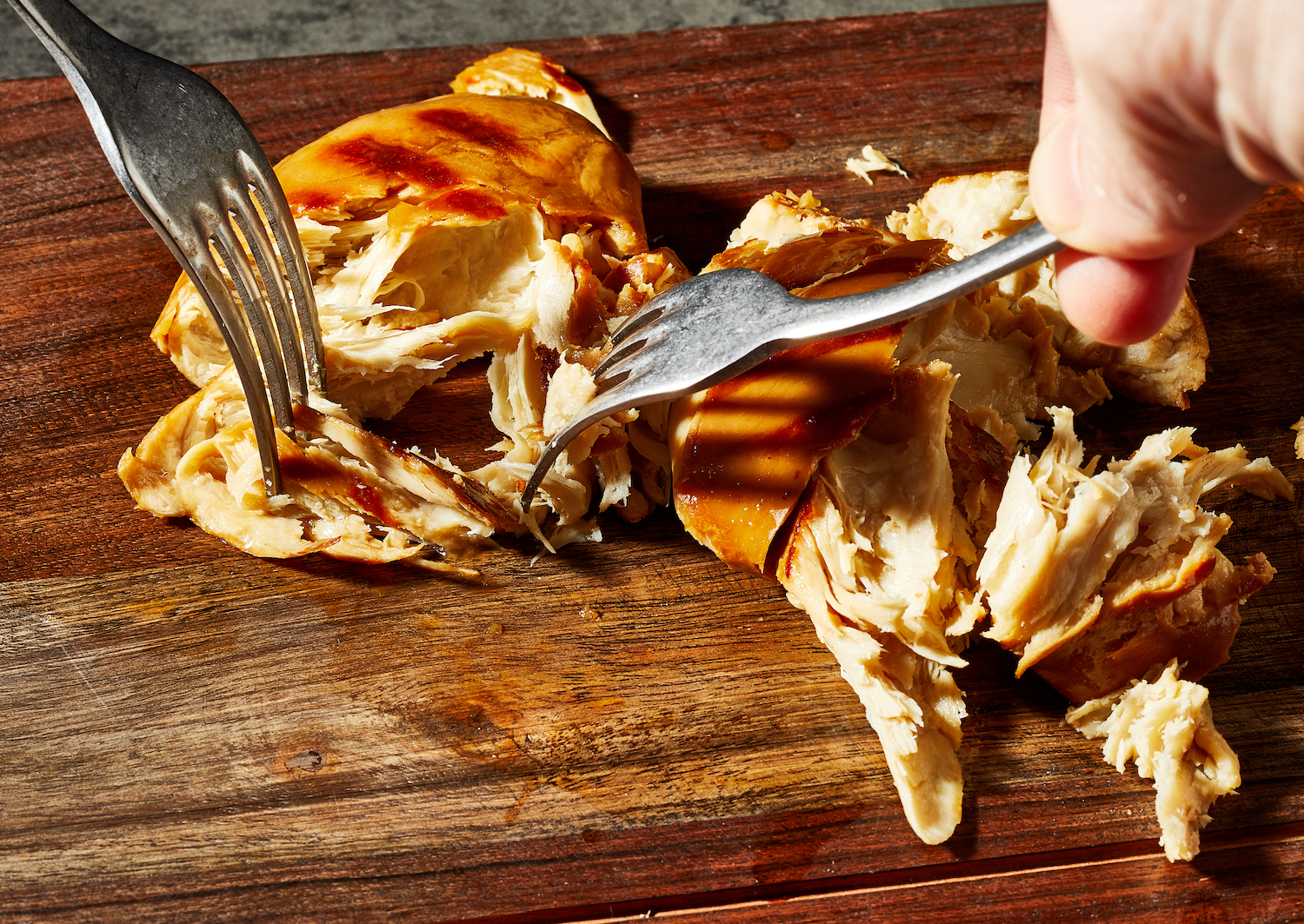 Homemade look, lab-made interior (Good Meat)