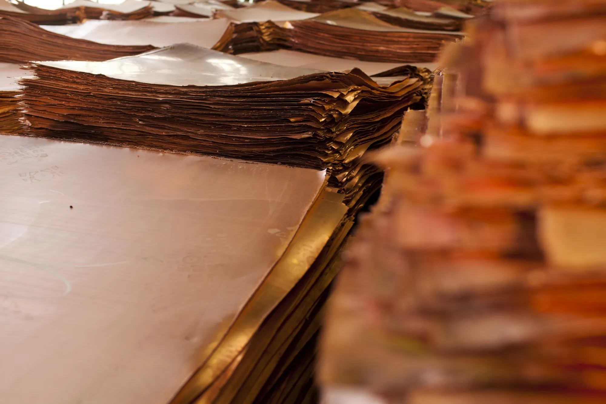 Copper sheets